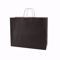 Plain Black Paper Shopping Bags (medium)