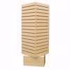 Rotating Slatwall Tower Merchandiser Maple