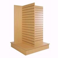 4-Way-Slatwall-Pinwheel-Merchandiser Maple