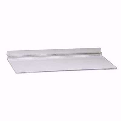 Slatwall Economy Acrylic Shelf 12x4