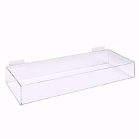 Slatwall Acrylic 1 Compartment Bin