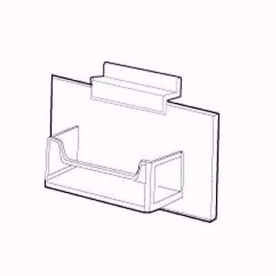 Slatwall Acrylic Business Card Holder