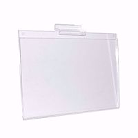 Slatwall Acrylic Sign Holder 11X8.5