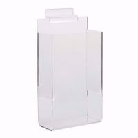 Slatwall Acrylic Single Brochure Holder 4x9 