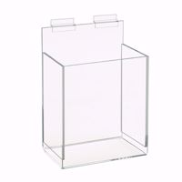 Slatwall Acrylic Single Brochure Holder 8.5x11