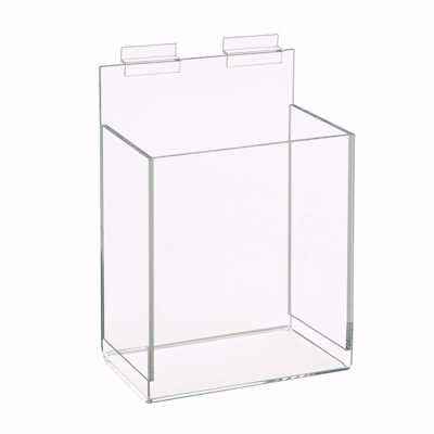 Slatwall Acrylic Single Brochure Holder 8.5x11