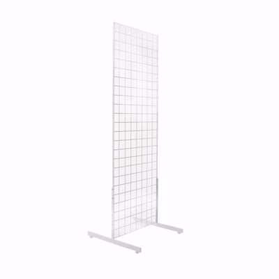 Gridwall Panel with Legs White