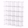 Wire Binning Cubby Unit 4x5 White