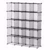 Wire Binning Cubby Unit 4x5 Black