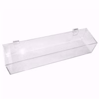Gridwall Acrylic 1 Compartment Tray 