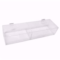 Gridwall Acrylic 2 Compartment Tray