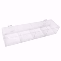 Gridwall Acrylic 4 Compartment Tray 