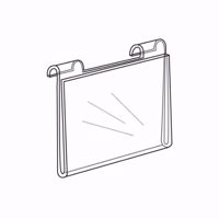 Gridwall Acrylic Sign Holder 5-1/2 x 3-1/2 H 