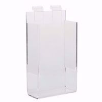 Gridwall Acrylic Single Brochure Holder 4x9