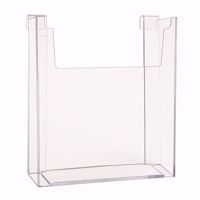 Gridwall Acrylic Single Brochure Holder 8.5x11