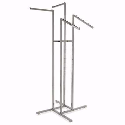 4-Way Combo Arm Floor Rack