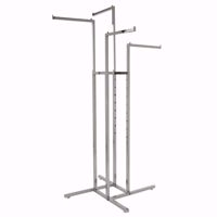 4-Way Straight Arm Floor Rack