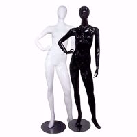 Female Glossy White Full Body Mannequin Pose 1