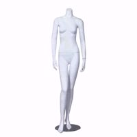 Headless Female Mannequin Matte White