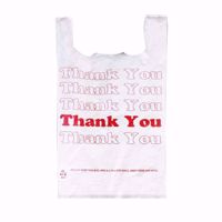 Plastic Thank You Shopping Bags 