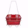 Red Shopping Baskets with Rack Stand 
