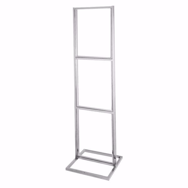 3Tier Bulletin Sign Holder Floor Stand Display Warehouse Retail