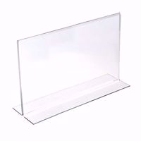 Acrylic Two Sided Bottom Load Sign Holder 11x7