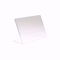 Acrylic Slant Back Sign Holder 7 x 5.5 