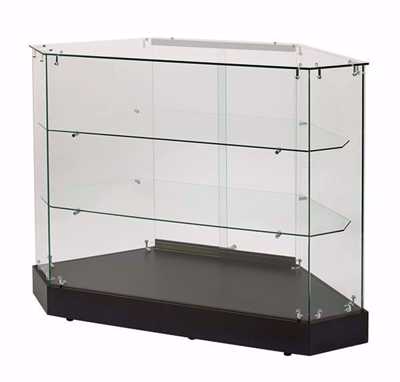 Glass Rear Access Filler Frameless Display Case