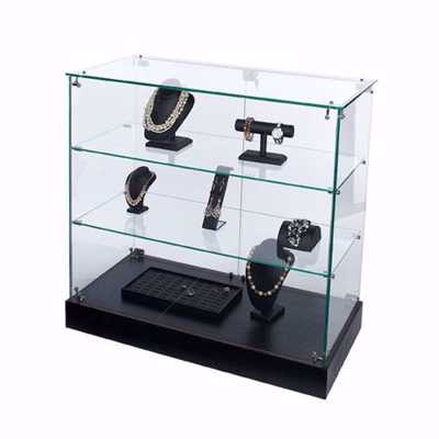 Glass Showcase Frameless Display Case 