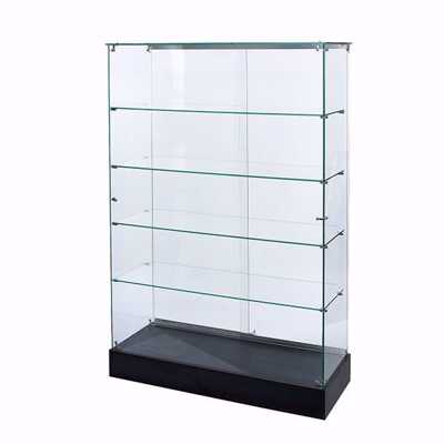 Glass Upright Frameless Display Case