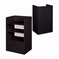 Fully Assembled Well Top Register Stand Black