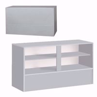 6 ft Service Counter Gray 