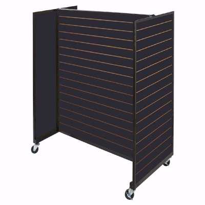 Black Framed Slatwall Gondola Merchandiser