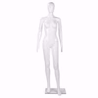 Female Glossy White Full Body Mannequin Pose 1