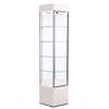 Hexagonal Tower Display Case WHITE