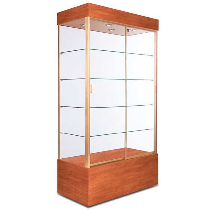 Rectangular Wall Display Case Display Warehouse Retail Fixtures