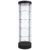 Round Tower Display Case BLACK