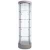 Round Tower Display Case GREY