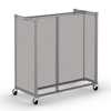 Classic Collection 2-Module Gondola BRUSHED ALUMINUM